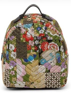 Steve Madden Asian Tapestry Mini Backpack Limited Edition Bags Leather Small